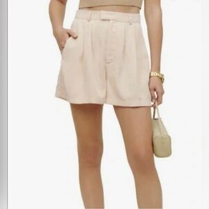 Reformation Dane Pleated shorts